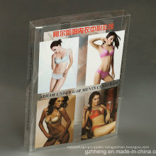 OEM plastic printing package for sexy lingerie (PET box)